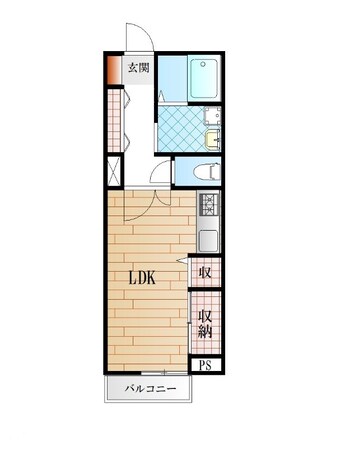 プレステージ脇町の物件間取画像